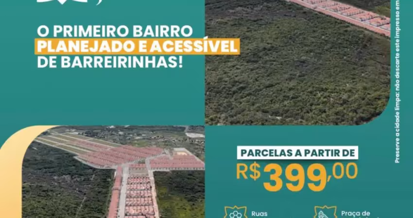 Terreno em condomínio fechado à venda na Rua Major Gallas, Cruzeiros, Barreirinhas