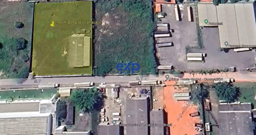 Terreno comercial de 5.000m² com 6 banheiros à venda em camaçari-ba, bairro poloplast: oportunidade única!