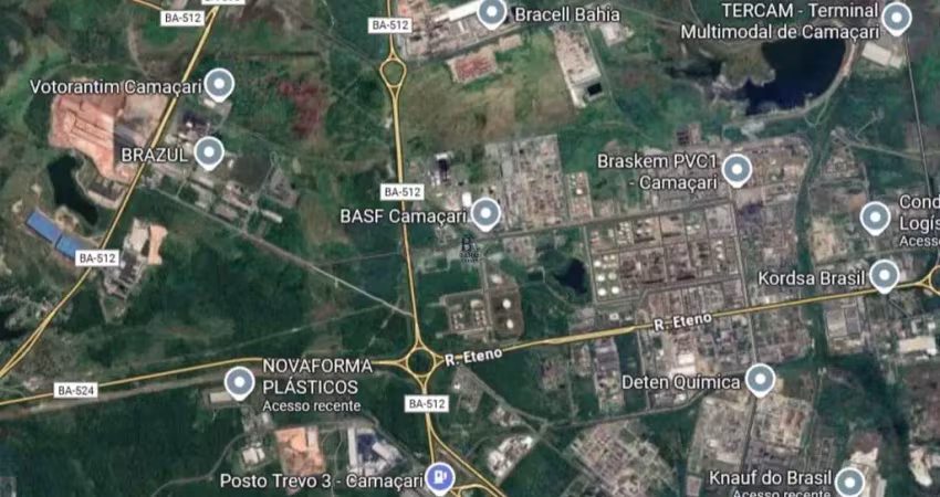 Terreno industrial de 650.000m² à venda no polo petroquímico de camaçari-ba