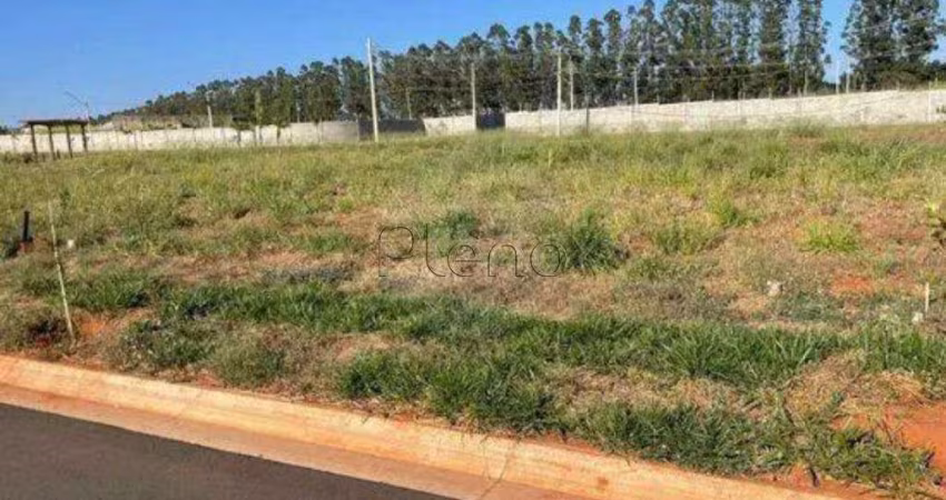Terreno à venda com 300m² no Residencial das Acácias em Paulínia.