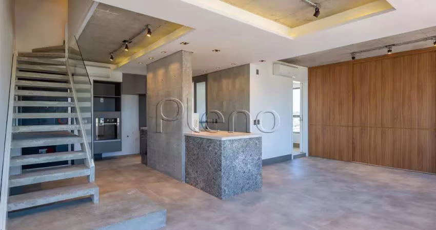 Apartamento duplex à venda em campinas, cambuí, com 1 suíte, com 140 m²