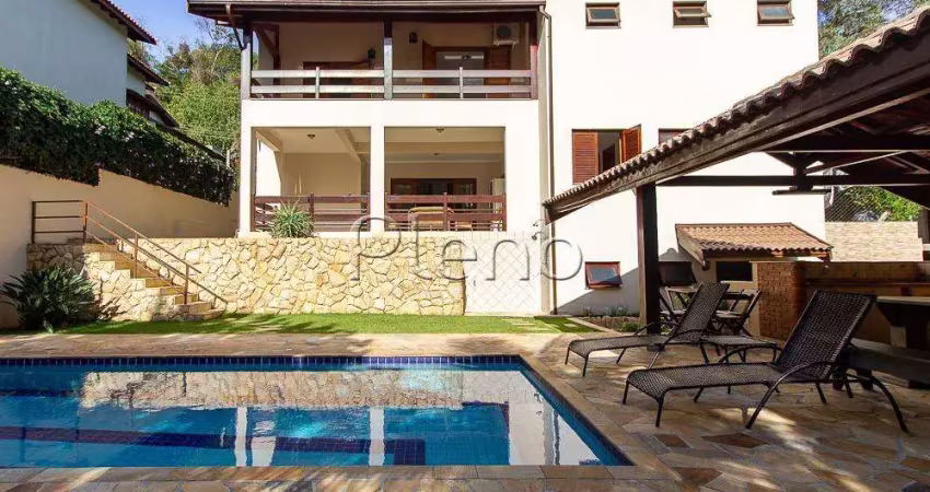 Sobrado à venda em valinhos, chácara flora, com 4 suítes, com 450 m², chácara flora