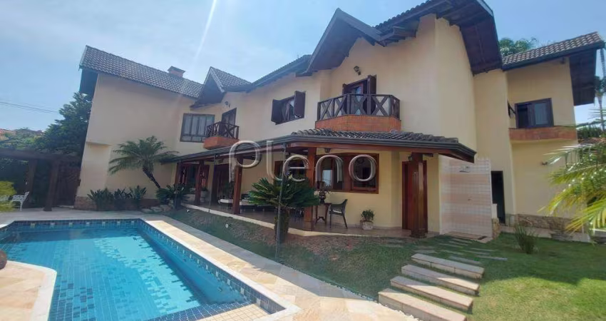 Sobrado à venda em Valinhos, Sítio Recreio dos Cafezais, 4 quartos, 398 m²