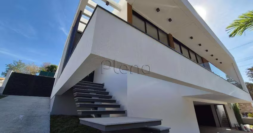 Sobrado à venda com 4 suítes no loteamento alphaville campinas, campinas.