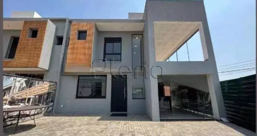 Sobrado à venda em Campinas, Núcleo Residencial Parque da Amizade, com 3 suítes, com 136 m²