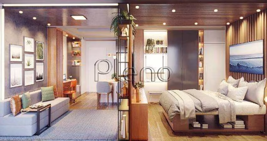 Apartamento à venda em Campinas, Centro, com 1 suíte, com 46 m², Sirius Patriani