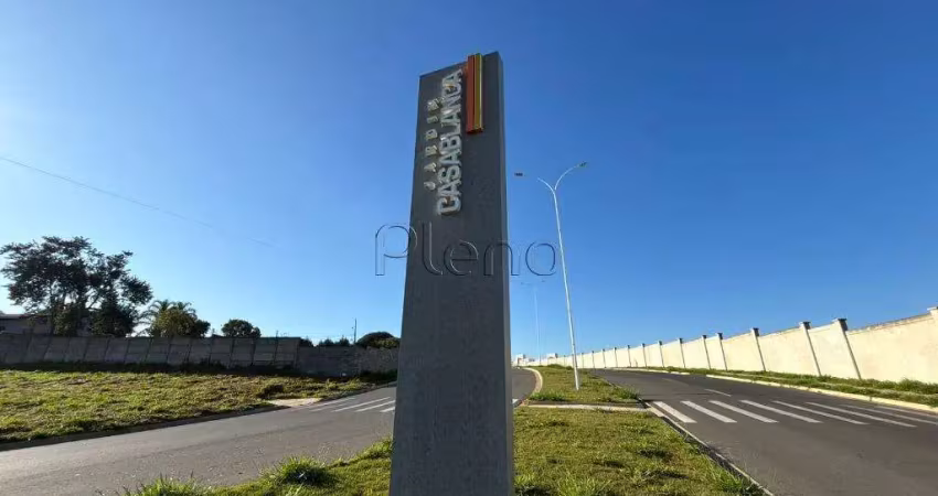 Terreno à venda em indaiatuba, jardim casablanca, com 203.22 m²