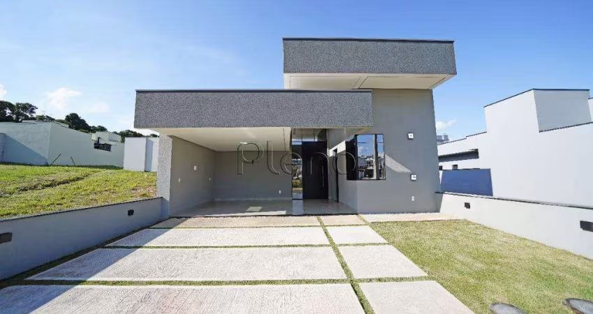 Casa à venda em Indaiatuba, Jardim Olinda, com 3 suítes, com 140 m², Condomínio Park Gran Reserve