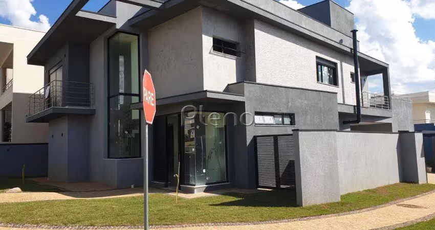 Sobrado para alugar em campinas, swiss park, com 3 suítes, com 391 m²