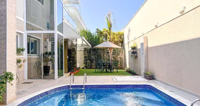 Casa à venda com 4 suítes no parque taquaral, campinas