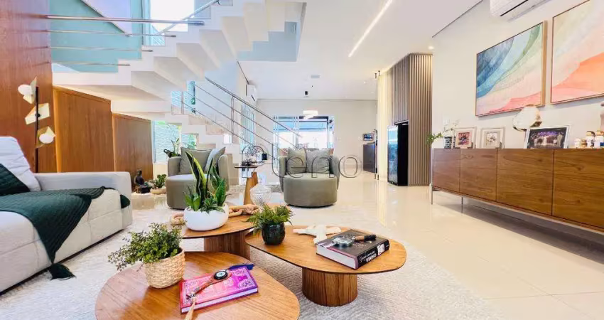 Sobrado à venda em campinas, swiss park, com 3 suítes, com 276 m²