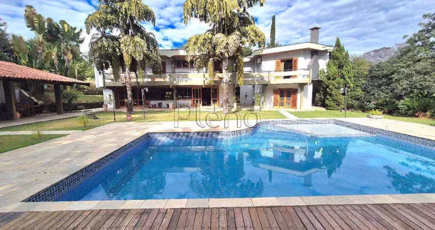 Sobrado à venda em campinas, sítios de recreio gramado, com 5 suítes, com 841.75 m²