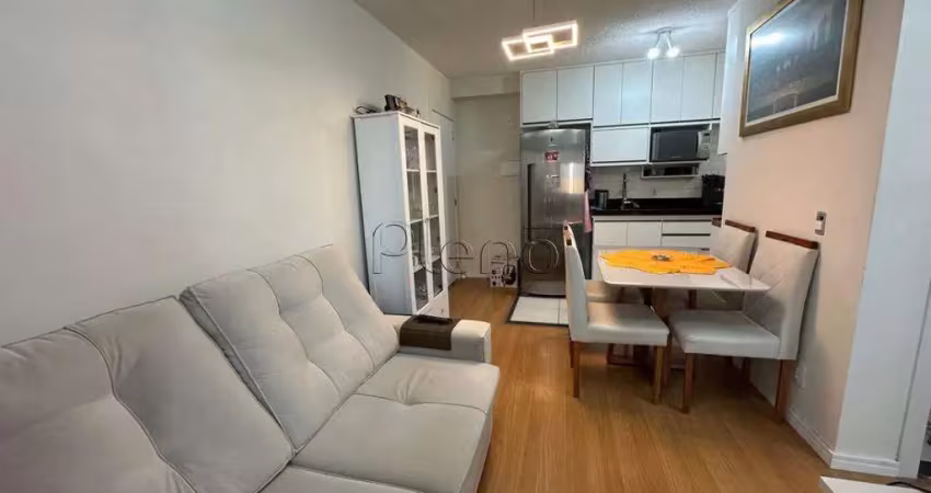 Apartamento à venda em campinas, residencial parque da fazenda, com 2 quartos, com 44 m²