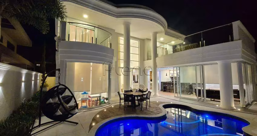 Sobrado à venda em campinas, alphaville dom pedro 2, com 4 quartos, com 420 m²