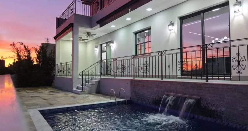 Sobrado à venda em campinas, alphaville dom pedro, com 5 suítes, com 455.87 m²
