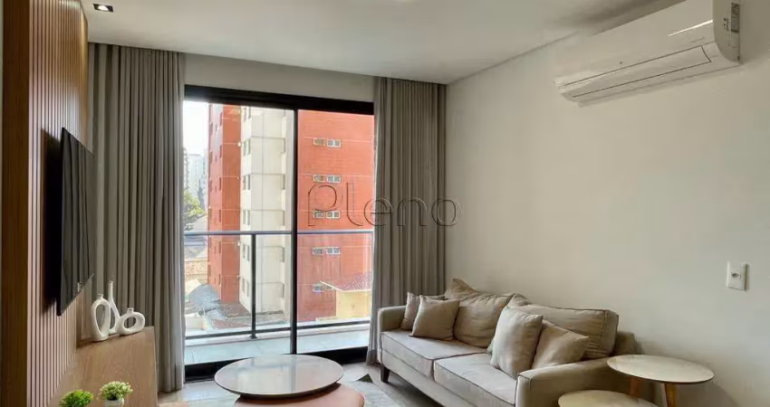 Apartamento para alugar em campinas, cambuí, com 1 quarto, com 51 m², condominio edifício limoges