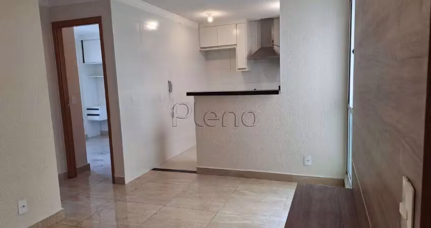 Apartamento para alugar em campinas, parque das cachoeiras, com 2 quartos, com 42 m²