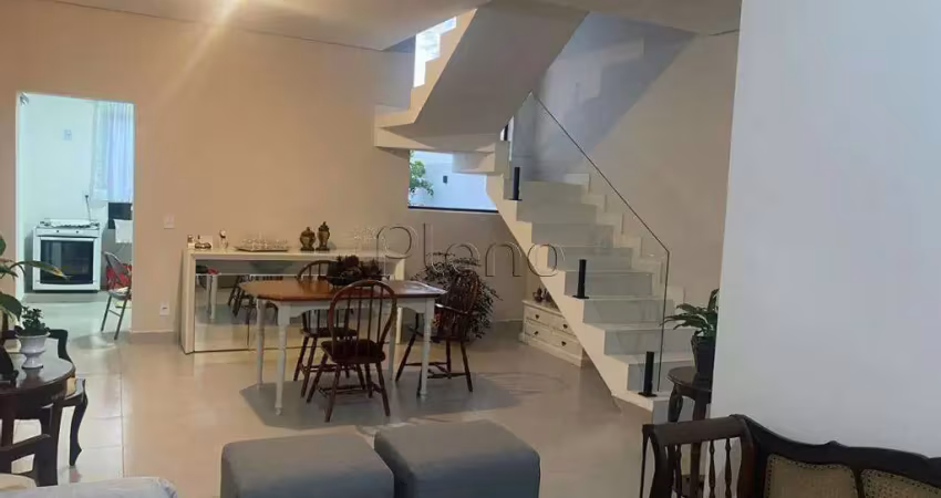 Sobrado à venda em paulínia, terra da estância, com 3 quartos, com 140 m²