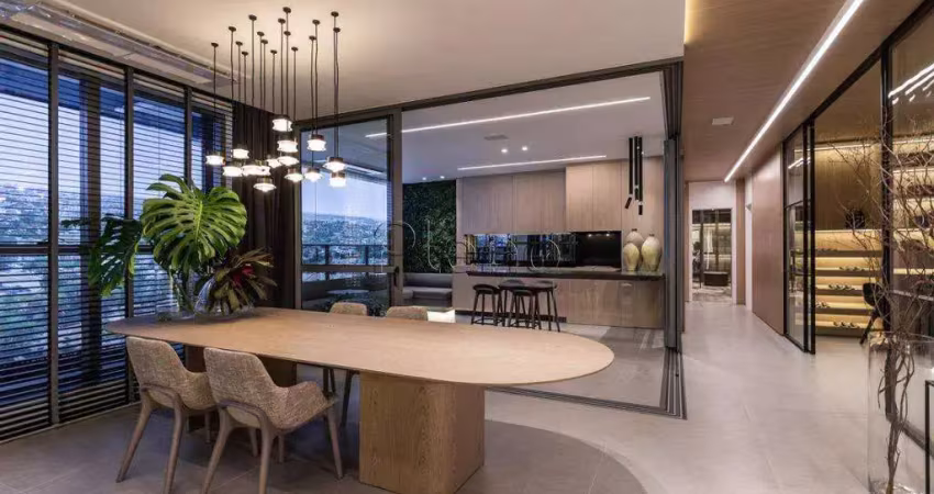 Apartamento à venda em campinas, nova campinas, com 3 suítes, com 222 m², legend