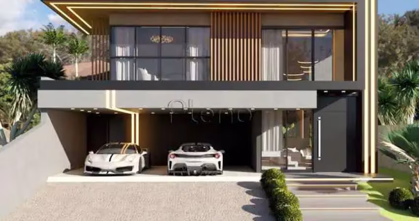 Sobrado à venda em campinas, loteamento residencial arborais, com 4 suítes, com 336 m²