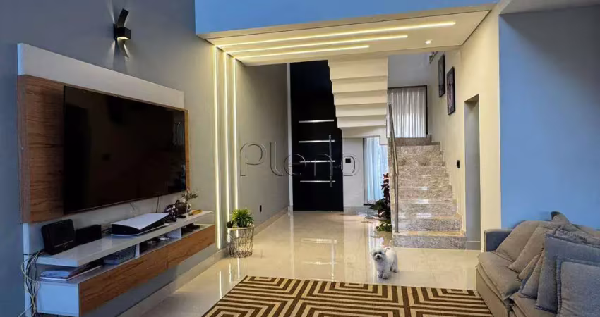Sobrado à venda em paulínia, vila monte alegre, com 3 suítes, com 187 m²