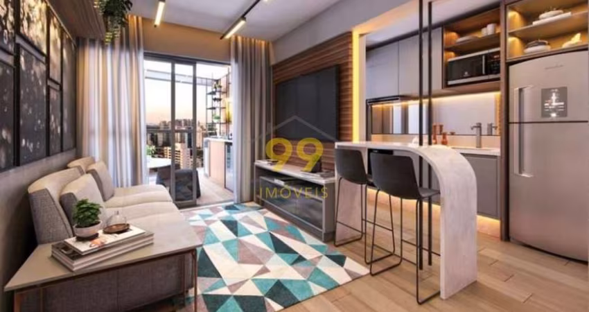 Apartamento a Venda 49m2 - 1 suíte - 1 vaga - Air Brooklin
