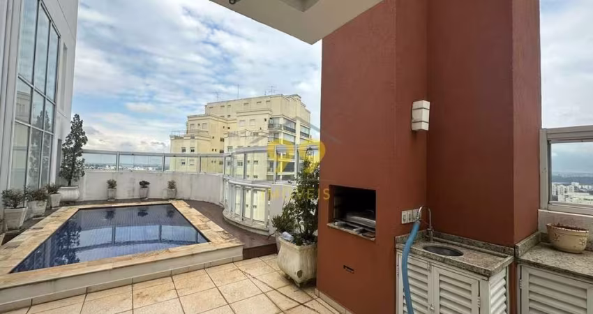 Linda cobertura para alugar 305m2 - 3 suítes com piscina e área gourmet - 4 vagas