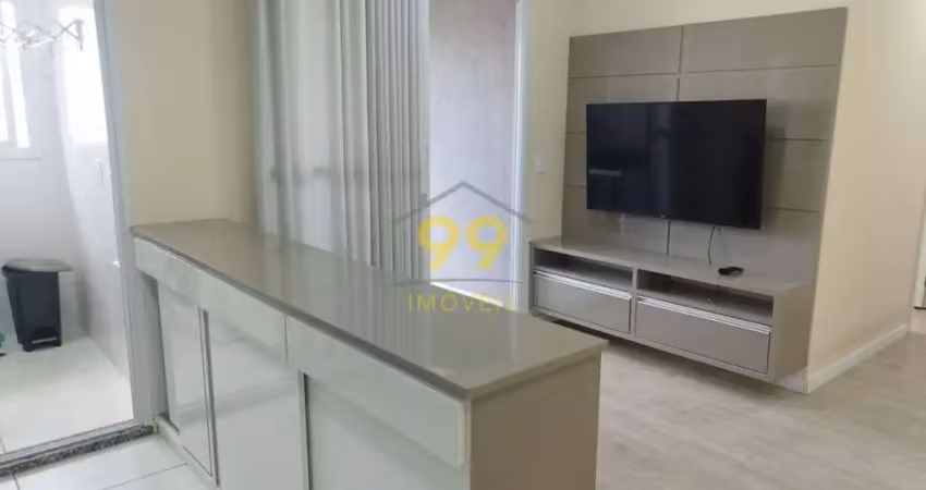 Apartamento locação - 55m² - 2 dormitórios - 1 suíte - 1 vaga