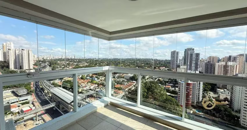 Apartamento com 3 dormitórios à venda, 206 m² por r$ 3.550.000,00 - campo belo - são paulo/sp