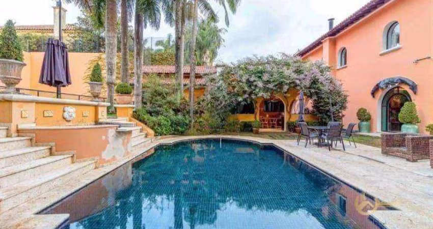 Casa com 4 dormitórios, 2554 m² - venda por R$ 45.000.000,00 ou aluguel por R$ 159.335,72/mês - Jardim Guedala - São Paulo/SP