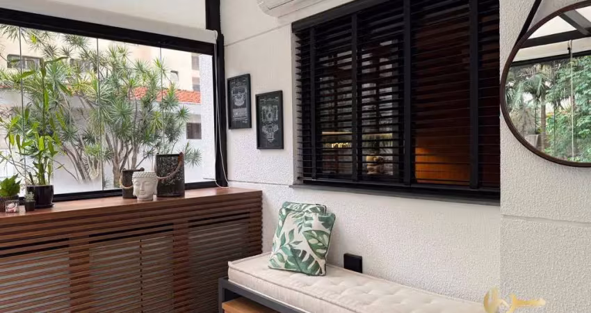 Apartamento garden com 2 dormitórios à venda, 89 m² por r$ 1.450.000,00 - jardim santo amaro - são paulo/sp