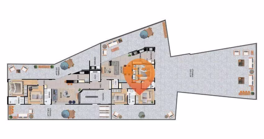 Apartamento à venda, 66 m² por R$ 1.235.000,00 - São Pedro - Belo Horizonte/MG