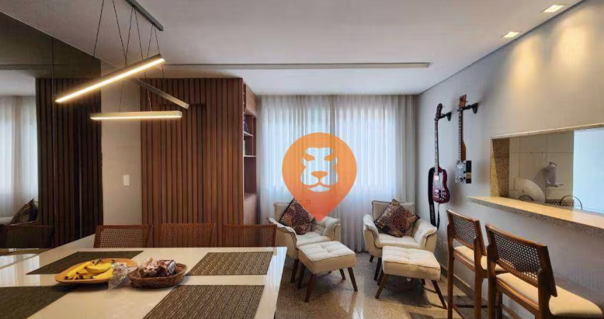 Apartamento com 2 dormitórios à venda, 65 m² por R$ 950.000 - Funcionários - Belo Horizonte/MG