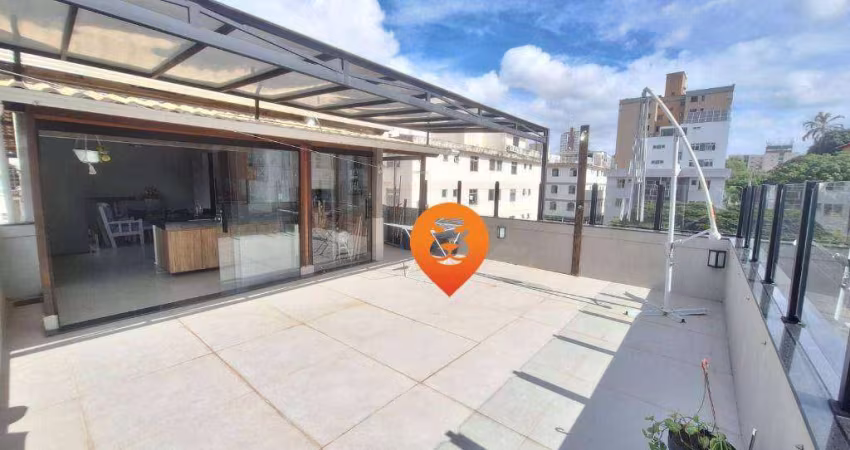 Cobertura com 3 dormitórios à venda, 162 m² por R$ 660.000,00 - Sagrada Família - Belo Horizonte/MG