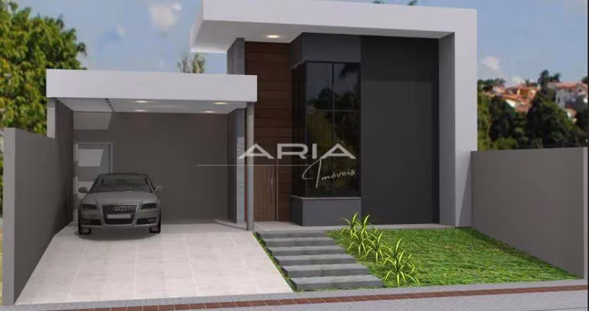 Casa com 3 dormitórios à venda, condomínio parque tauá - araçari - londrina/pr