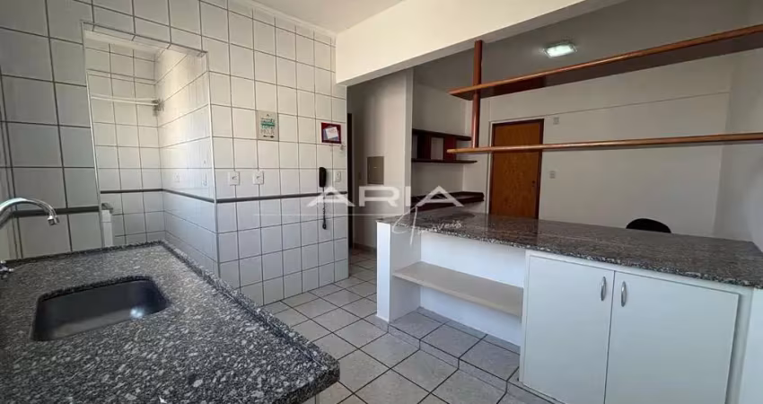 Apartamento para locação no edifício mário de andrade  1 quarto com armários