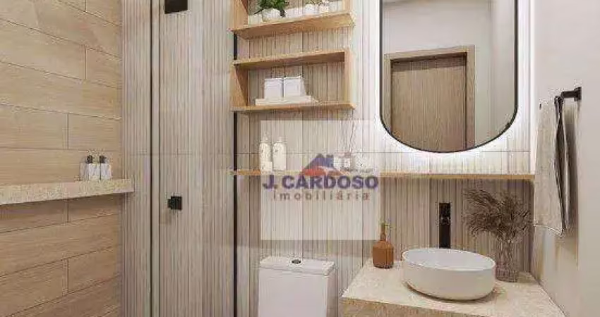 Apartamento com 2 dormitórios à venda, 55 m² por r$ 379.000,00 - vila leão - sorocaba/sp