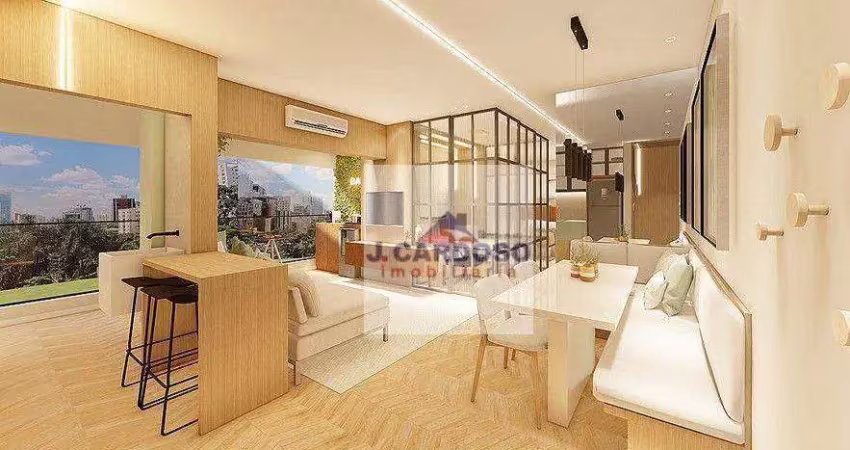 Apartamento com 2 dormitórios à venda, 55 m² por r$ 379.000,00 - vila leão - sorocaba/sp
