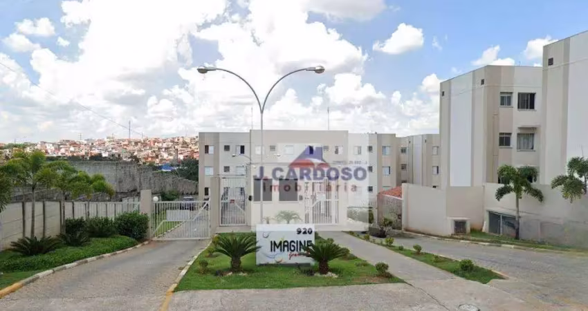 Apartamento com 2 dormitórios à venda no residencial imagine ipanema - aceita carro como forma de pagamento