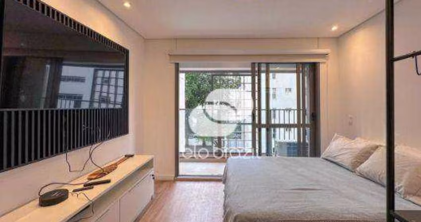 Apartamento com 1 dormitório para alugar, 26 m² por R$ 3.650,00/mês - Campo Belo - São Paulo/SP