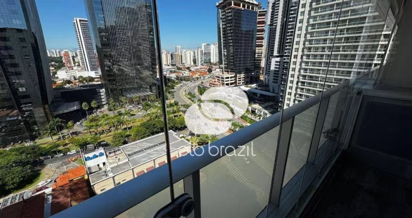 Apartamento com 1 dormitório para alugar, 33 m² por R$ 5.323,33/mês - Chácara Santo Antônio - São Paulo/SP