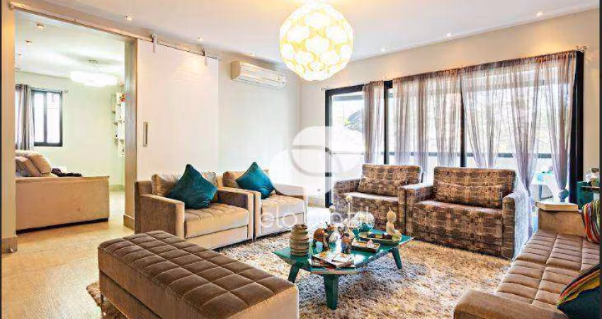 Apartamento com 4 dormitórios para alugar, 245 m² por R$ 22.693,06/mês - Moema - São Paulo/SP