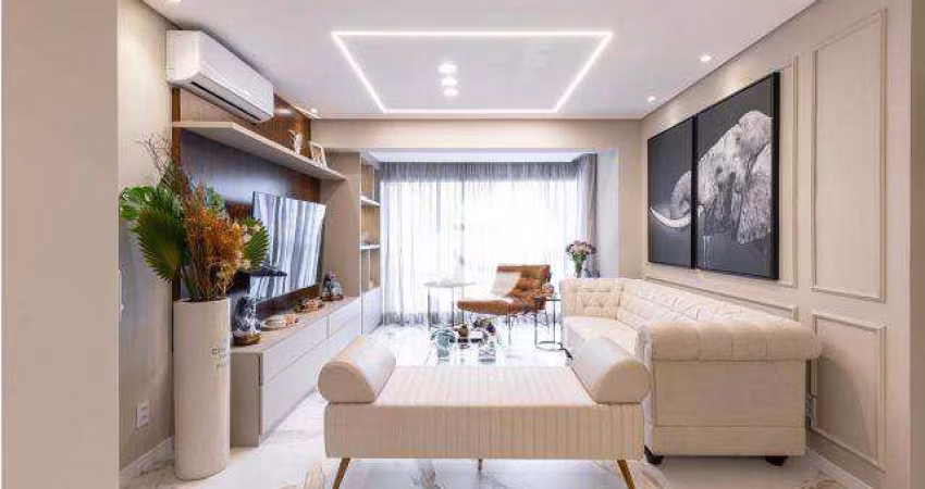 Apartamento com 3 dormitórios para alugar, 100 m² por R$ 13.805,00/mês - Brooklin - São Paulo/SP