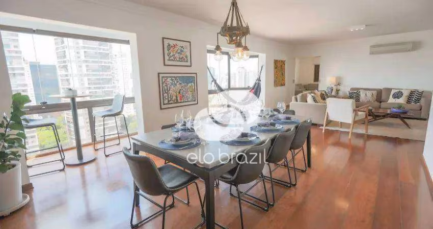 Apartamento com 3 dormitórios à venda, 227 m² por R$ 3.300.000,00 - Cidade Monções - São Paulo/SP
