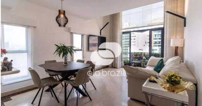 Apartamento Duplex com 1 dormitório à venda, 75 m² por R$ 1.290.000,00 - Itaim Bibi - São Paulo/SP