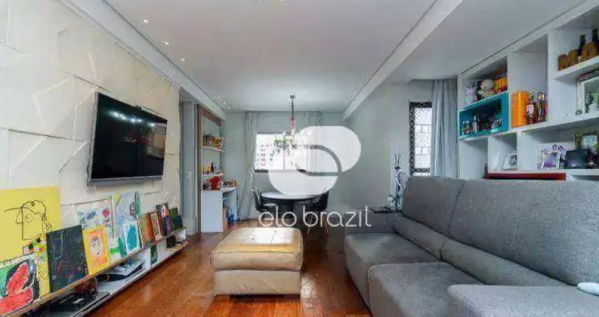 Apartamento com 3 dormitórios, 187 m² - venda por R$ 1.970.000,00 ou aluguel por R$ 14.078,00/mês - Campo Belo - São Paulo/SP