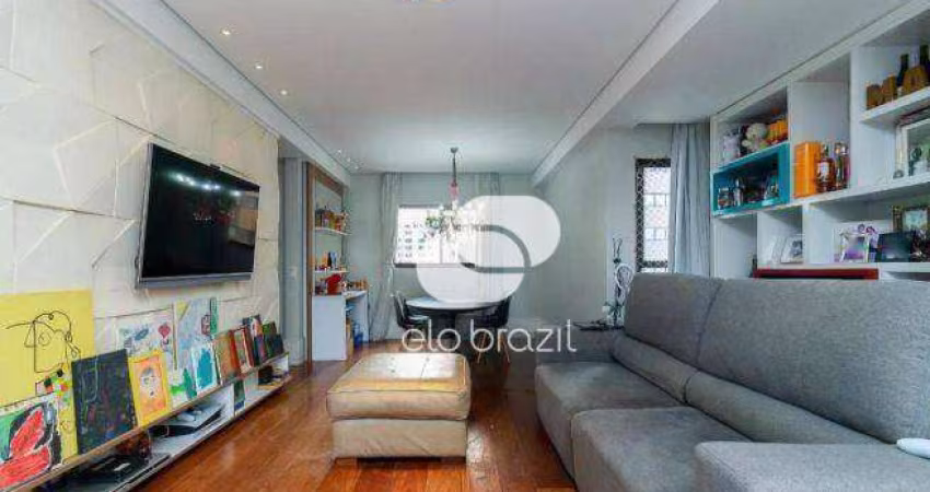 Apartamento com 3 dormitórios, 187 m² - venda por R$ 1.970.000,00 ou aluguel por R$ 14.078,00/mês - Campo Belo - São Paulo/SP