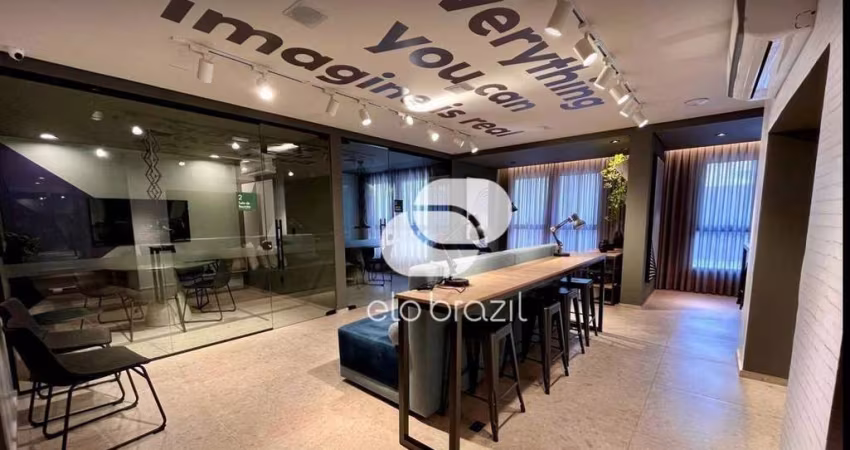 Apartamento com 1 dormitório para alugar, 25 m² por R$ 3.500,00/mês - Brooklin - São Paulo/SP