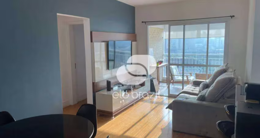 Apartamento com 2 dormitórios, 74 m² - venda por r$ 1.500.000 ou aluguel por r$ 8.650/mês - brooklin - são paulo/sp