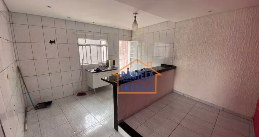 Casa com 1 dormitório para alugar por R$ 731,67/mês - Vila Luzita - Santo André/SP